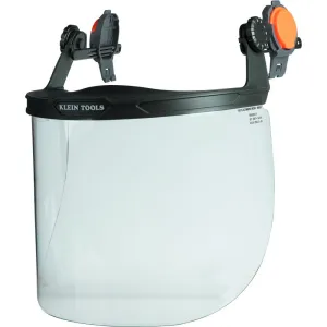 Klein 60528 Face Shield, Full Brim Hard Hat, Clear