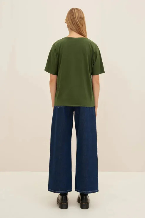 Kowtow Loose Tee - Forest