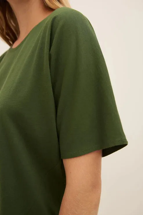 Kowtow Loose Tee - Forest