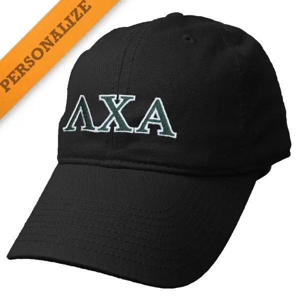 Lambda Chi Personalized Black Hat