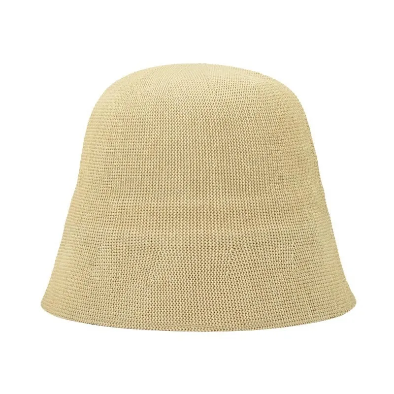 Light and Breathable Chic Knitted Linen Cloche Hats