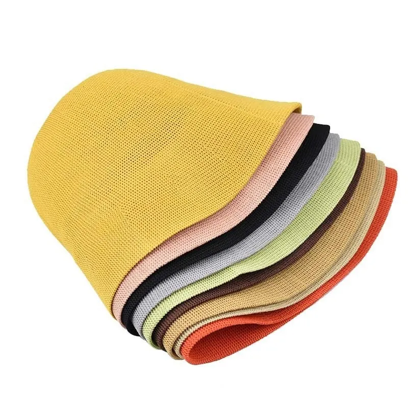 Light and Breathable Chic Knitted Linen Cloche Hats