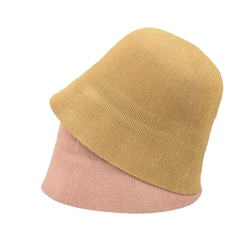 Light and Breathable Chic Knitted Linen Cloche Hats