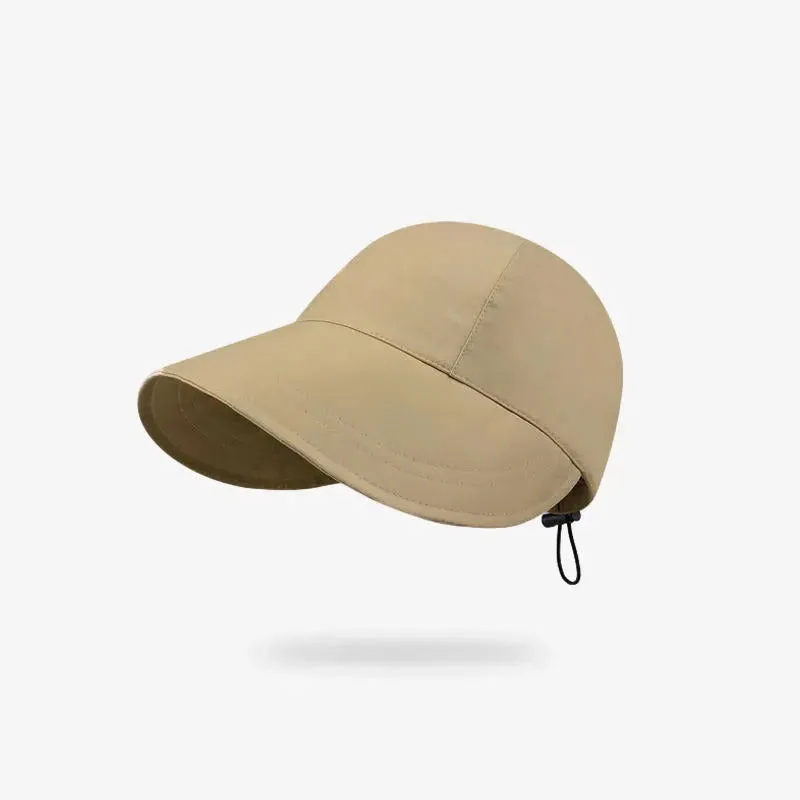 Light and Breathable Wide Brim Adjustable Summer Cap