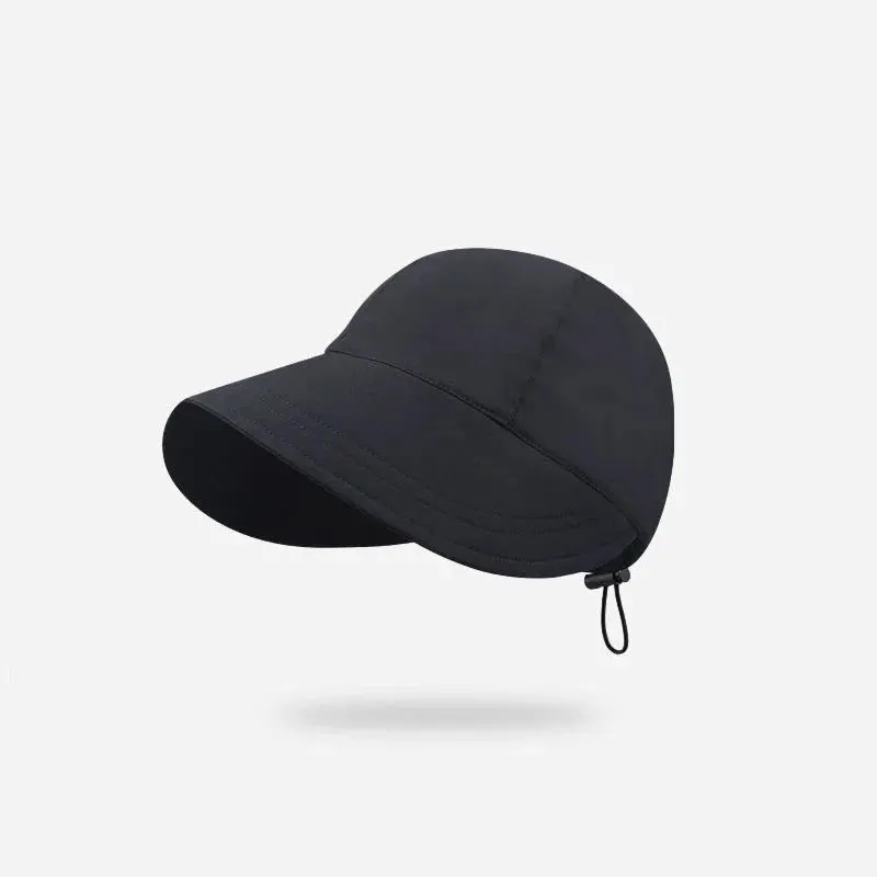 Light and Breathable Wide Brim Adjustable Summer Cap