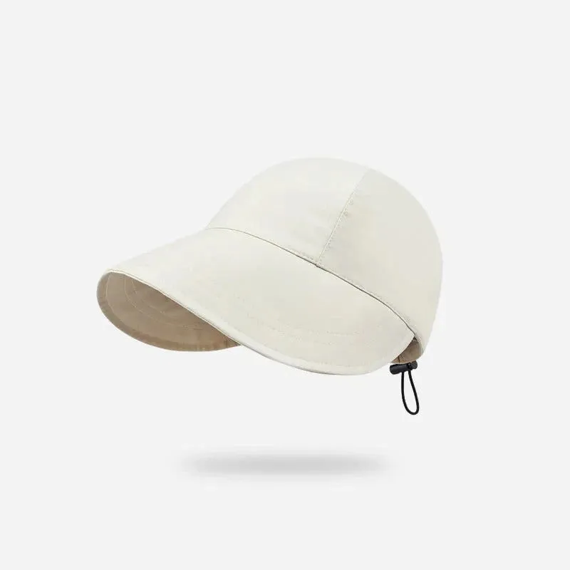 Light and Breathable Wide Brim Adjustable Summer Cap