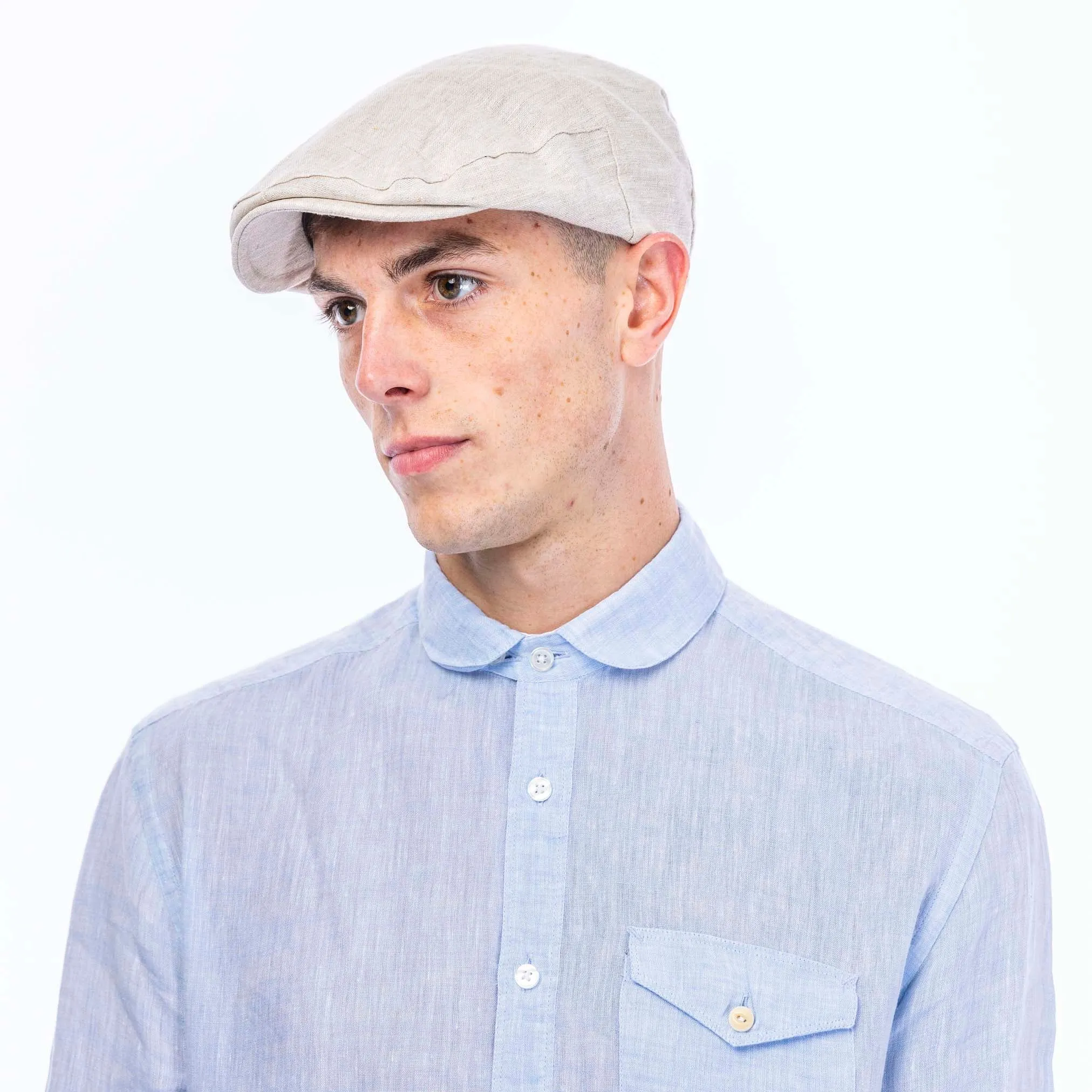 Lightweight Linen Panel Cap