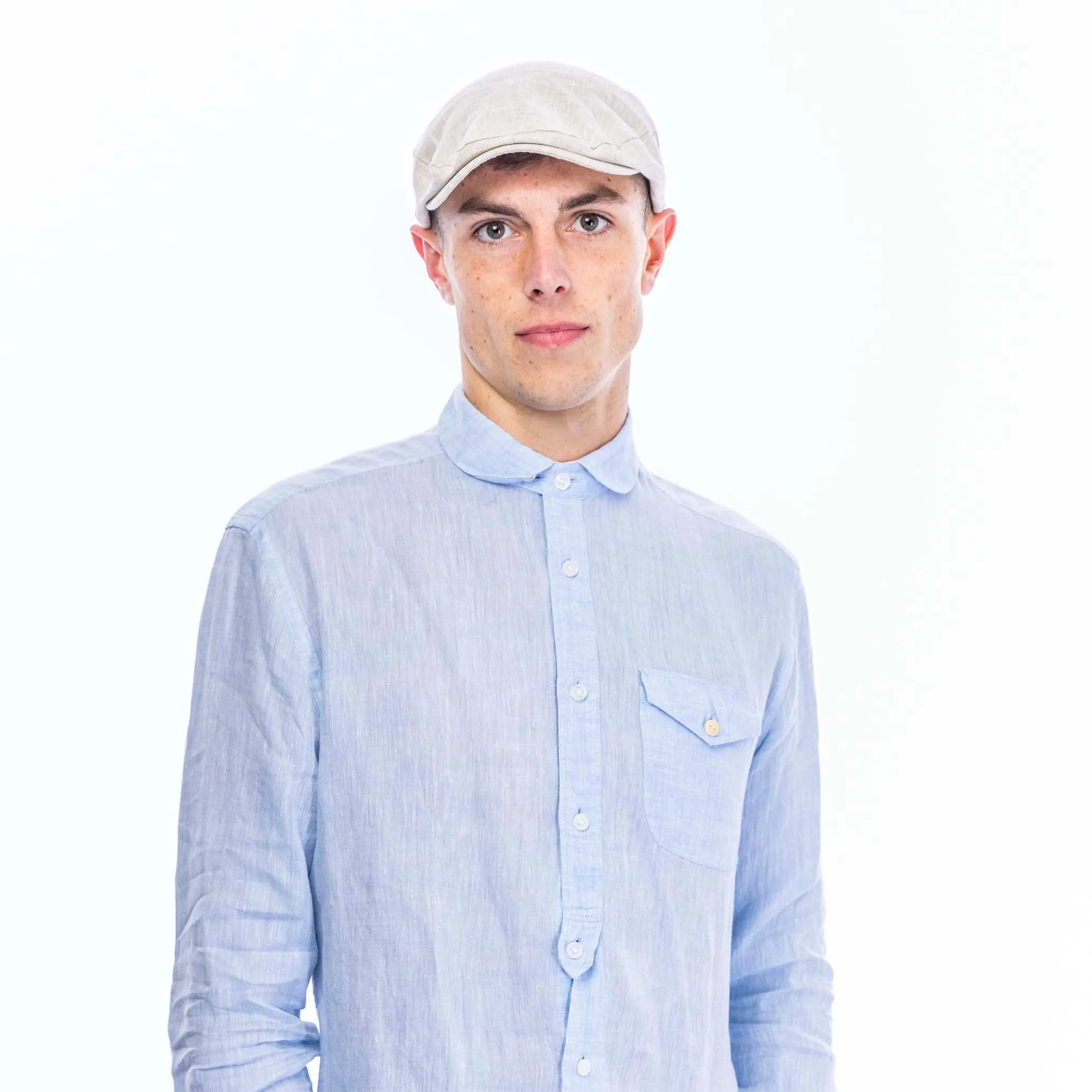 Lightweight Linen Panel Cap