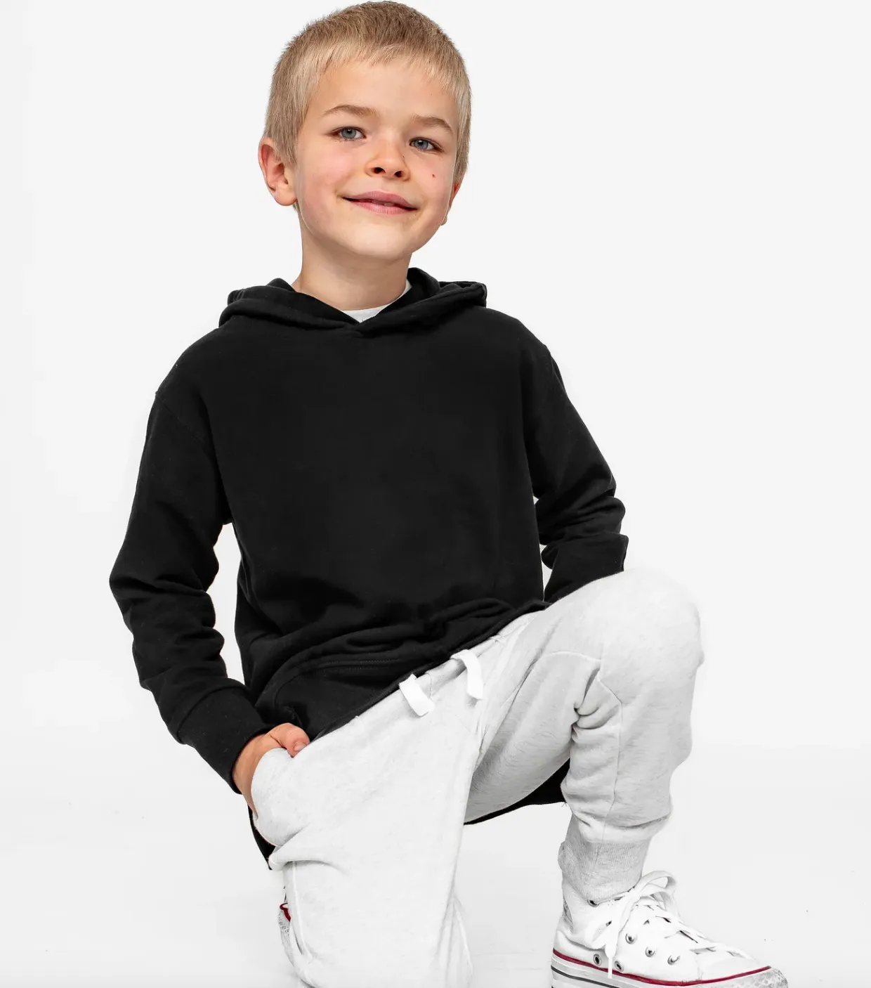 Little Bipsy - Everyday Jersey Joggers in Light Heather Grey