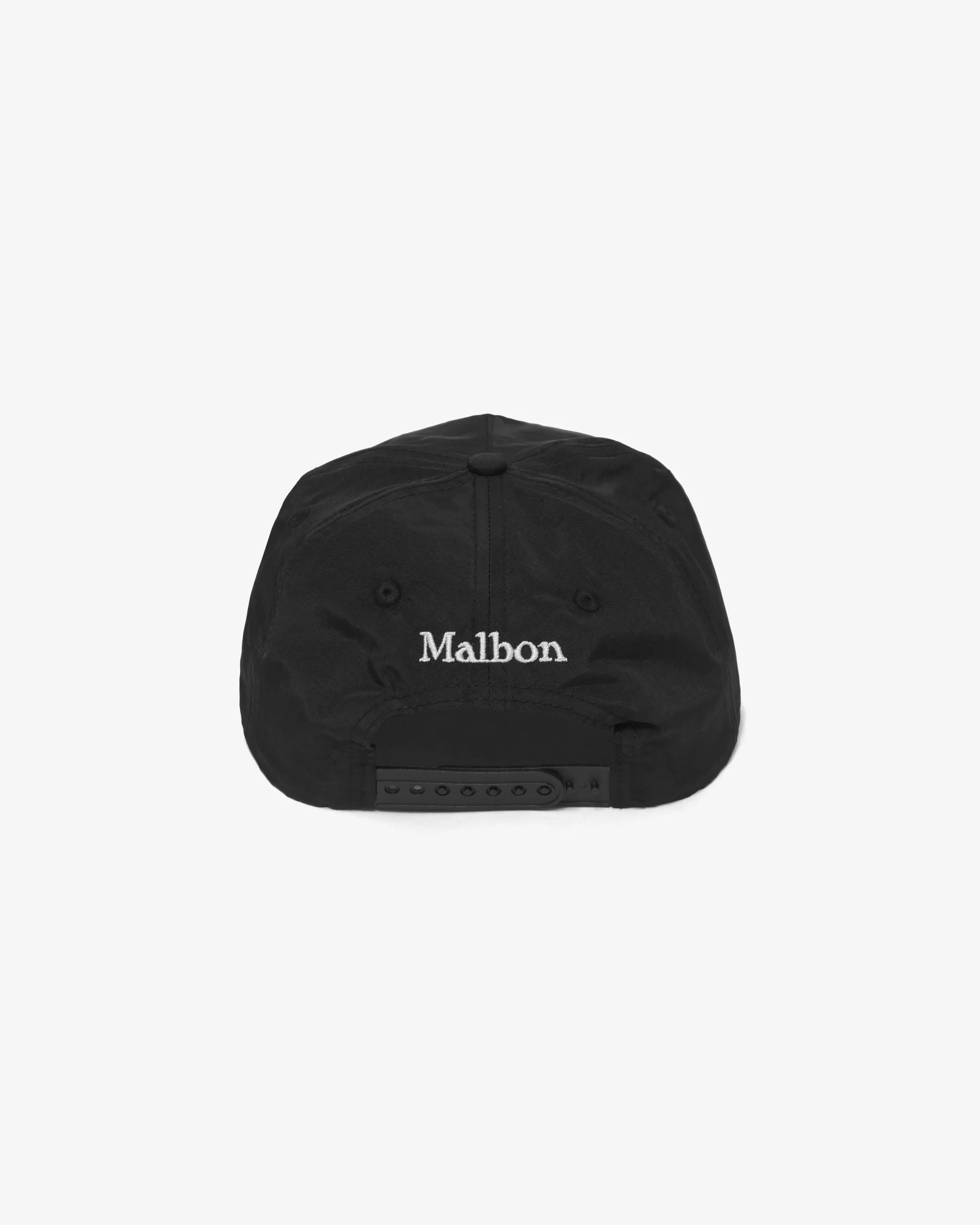 Malbon Golf FISHING BUCKETS NYLON ROPE HAT - BLACK