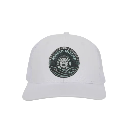 Mama Qucha Co. Men's White Cap