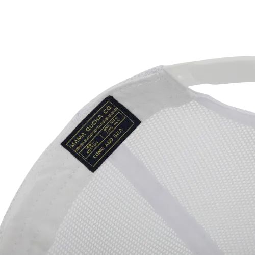 Mama Qucha Co. Men's White Cap