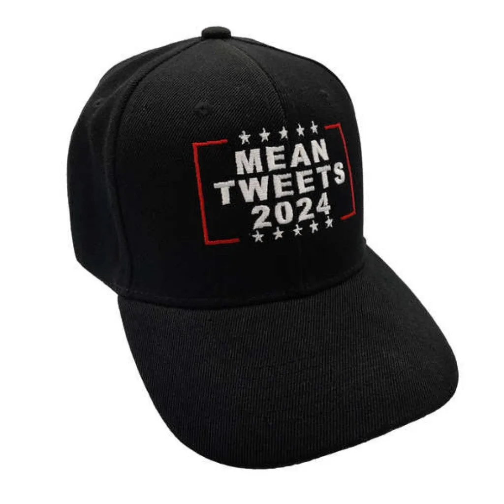 Mean Tweets 2024 Premium Embroidered Hat