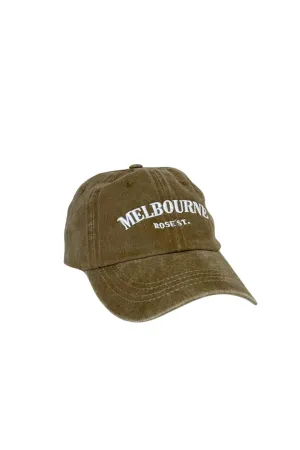 Melbourne Cap | Washed Khaki