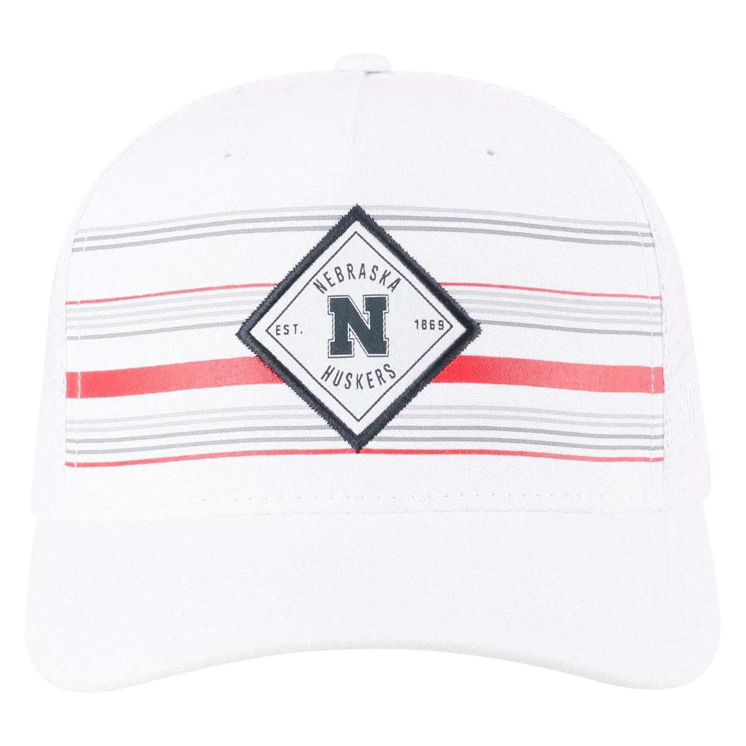 Nebraska Cornhuskers TOW White "36th Ave" Mesh Adj. Snapback Hat Cap