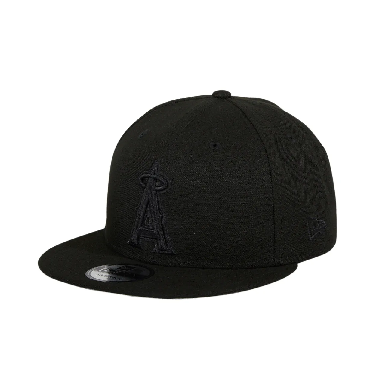 New Era 9Fifty MLB Basic Los Angeles Angels Snapback Hat - Black, Black