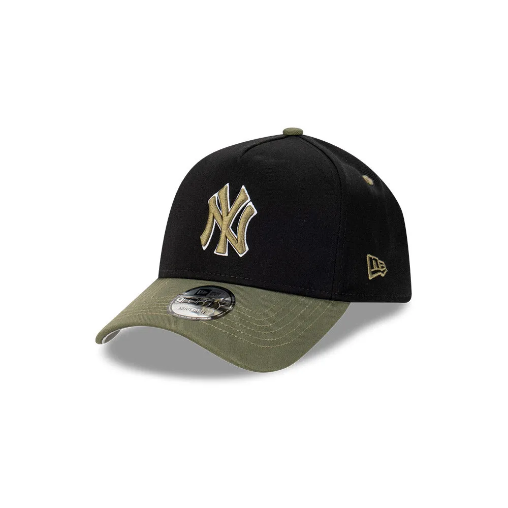 New Era 9Forty A-Frame MLB New York Yankees Black Olive