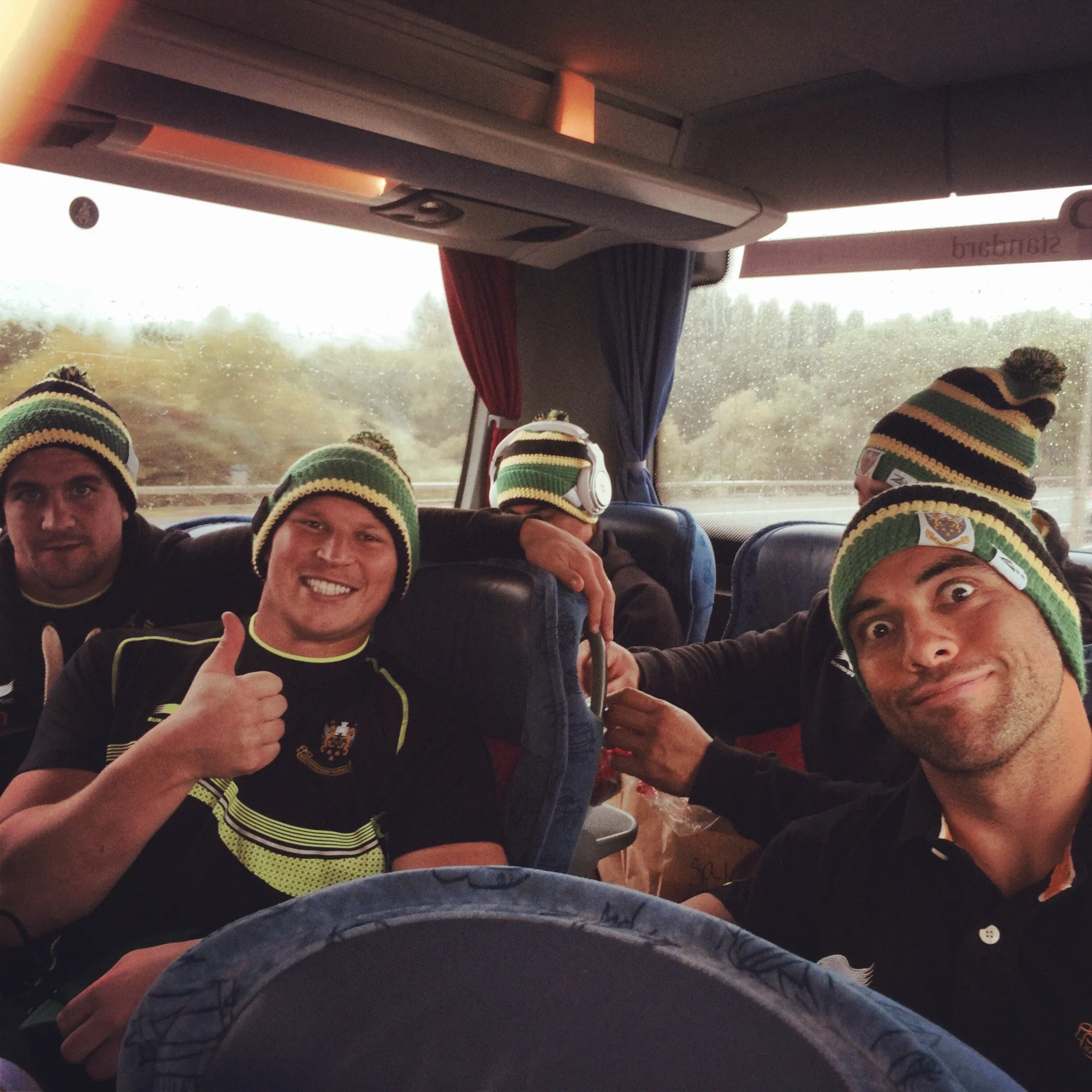 Northampton Saints Beanie Bobble Hat