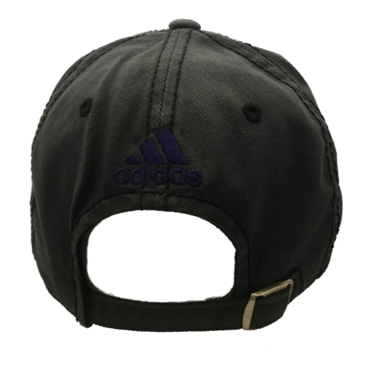 Orlando City SC Adidas Charcoal Gray Relaxed Slouch Strapback Baseball Hat Cap