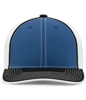 Pacific Headwear Trucker PacFlex Cap - Royal/White/Black