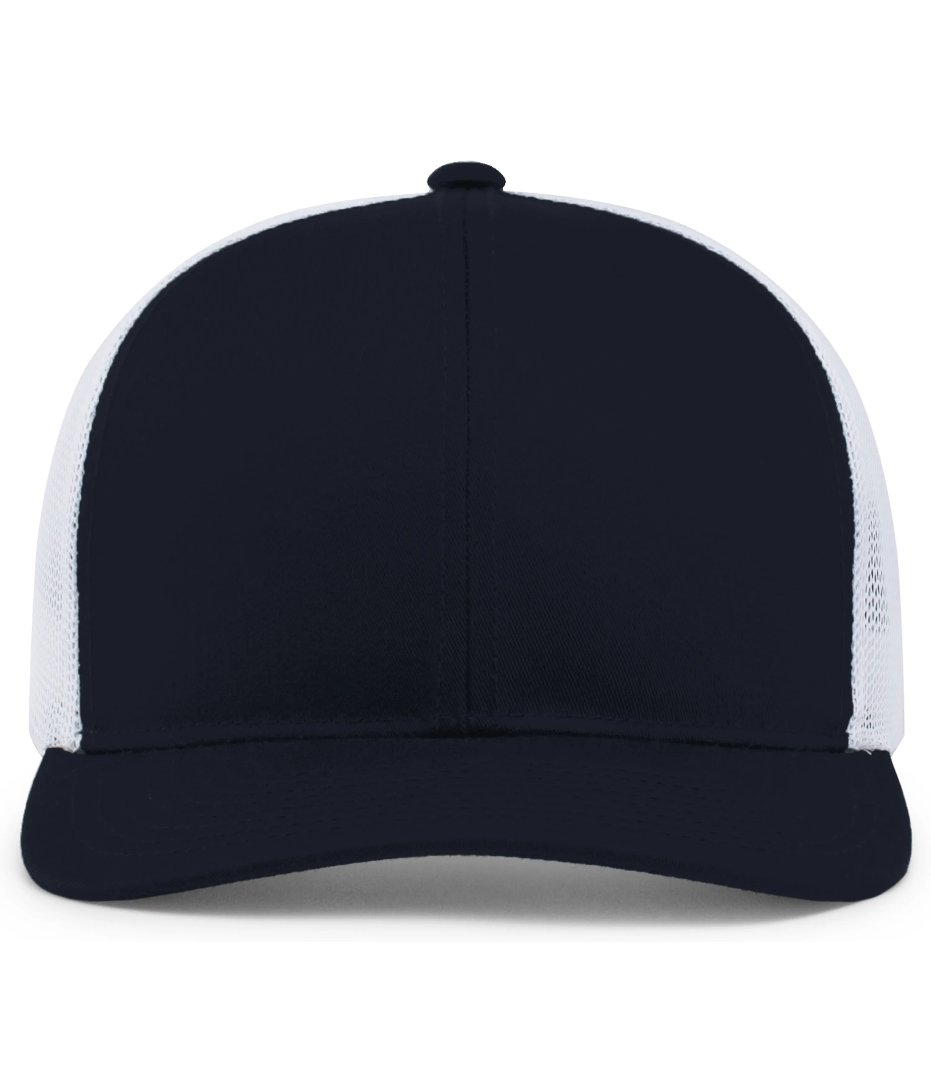 Pacific Headwear Trucker Snapback Cap - Navy/White/Navy