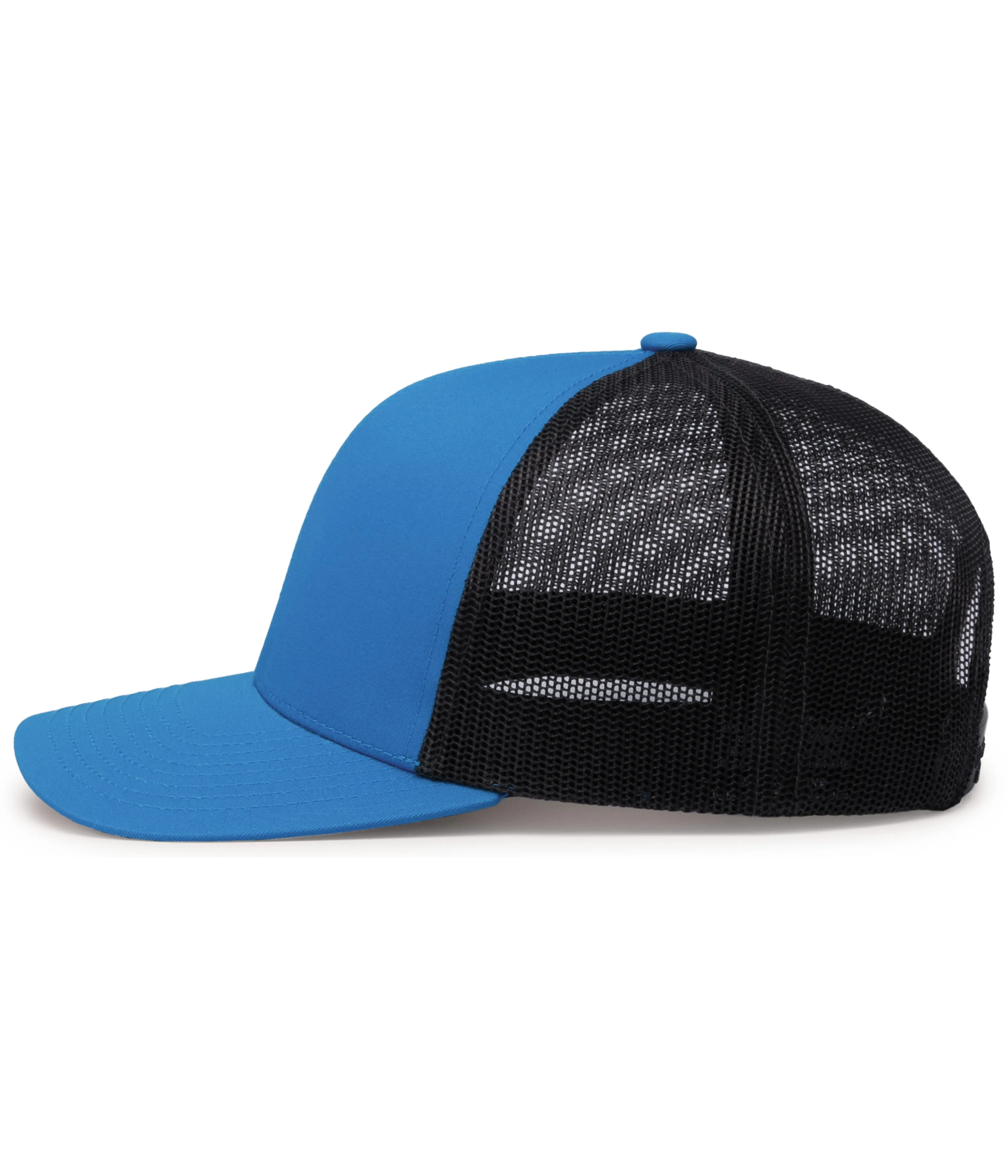 Pacific Headwear Trucker Snapback Cap - Panther Teal/Light Charcoal/Panther Teal