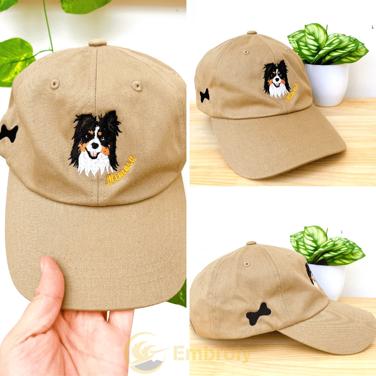 Personalized Pet Cap with Embroidered Photo - Unique Pet Lover Gift Idea