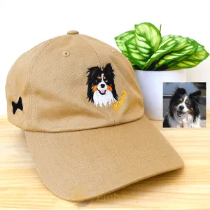 Personalized Pet Cap with Embroidered Photo - Unique Pet Lover Gift Idea