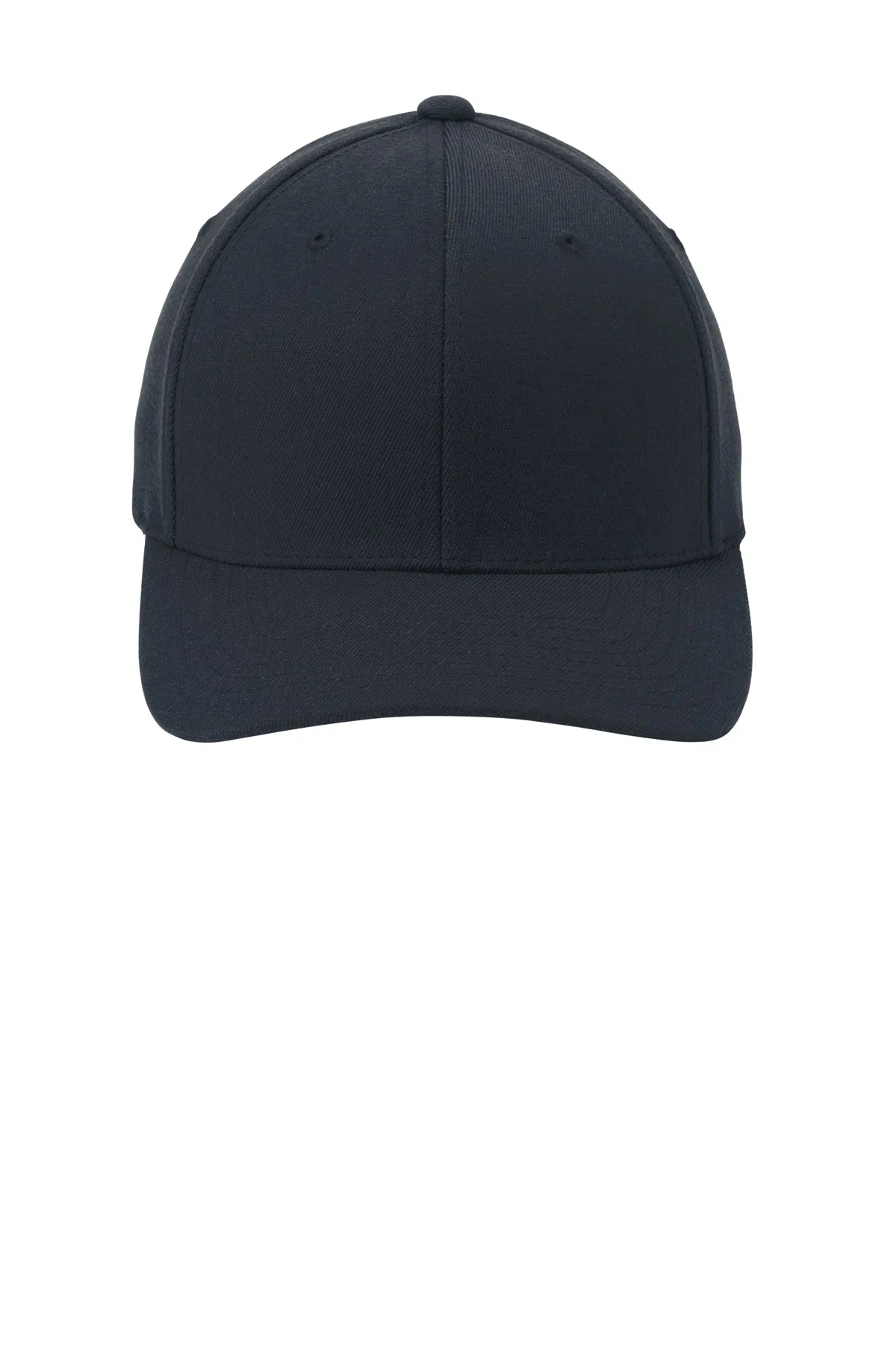 Port Authority Flexfit Customized Wool Blend Caps, Dark Navy