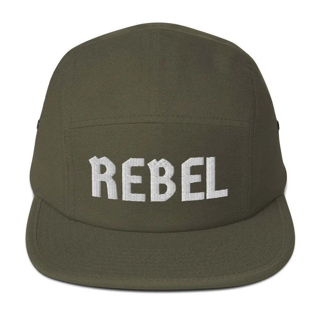 REBEL Five Panel Cap Yupoong Cool Low Profile Clip Closure Sick