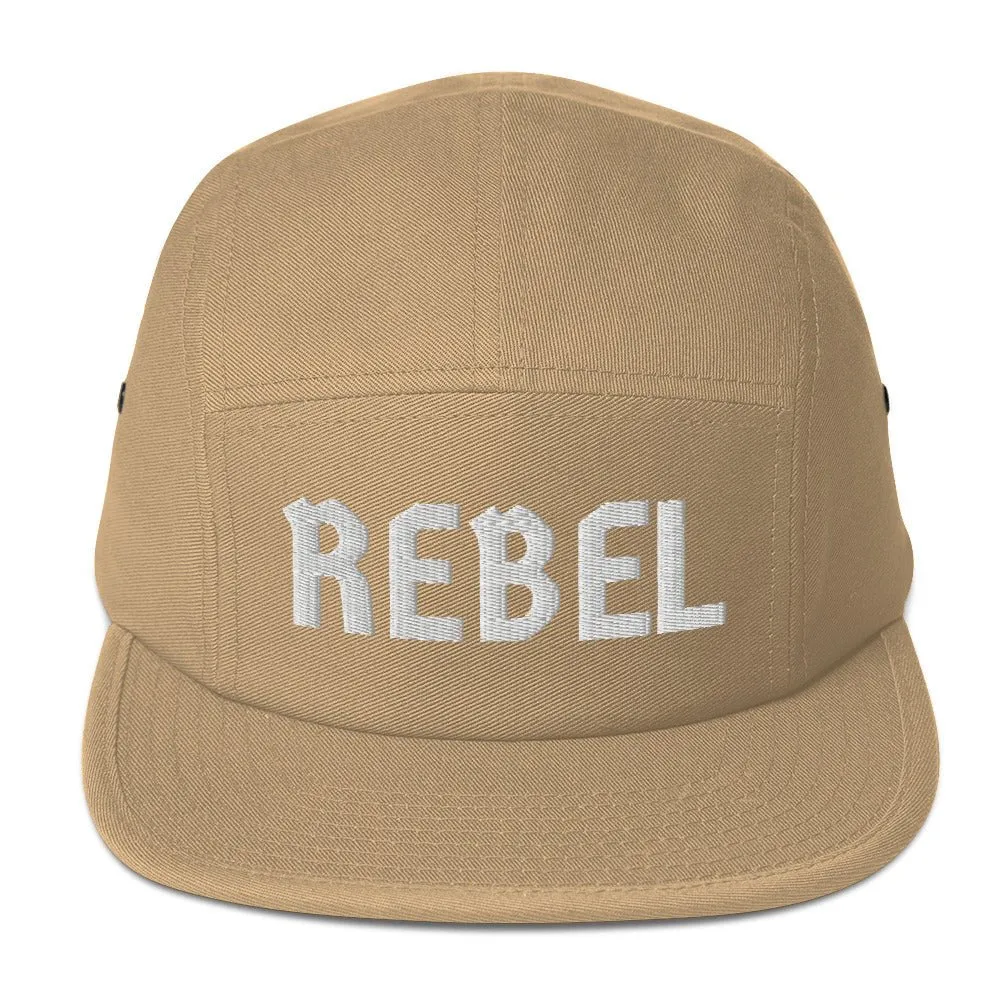 REBEL Five Panel Cap Yupoong Cool Low Profile Clip Closure Sick