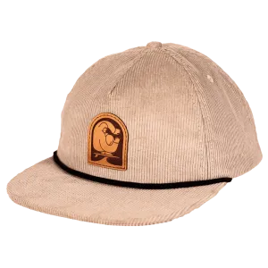 Seaside Hemp Corduroy Strapback | Beige