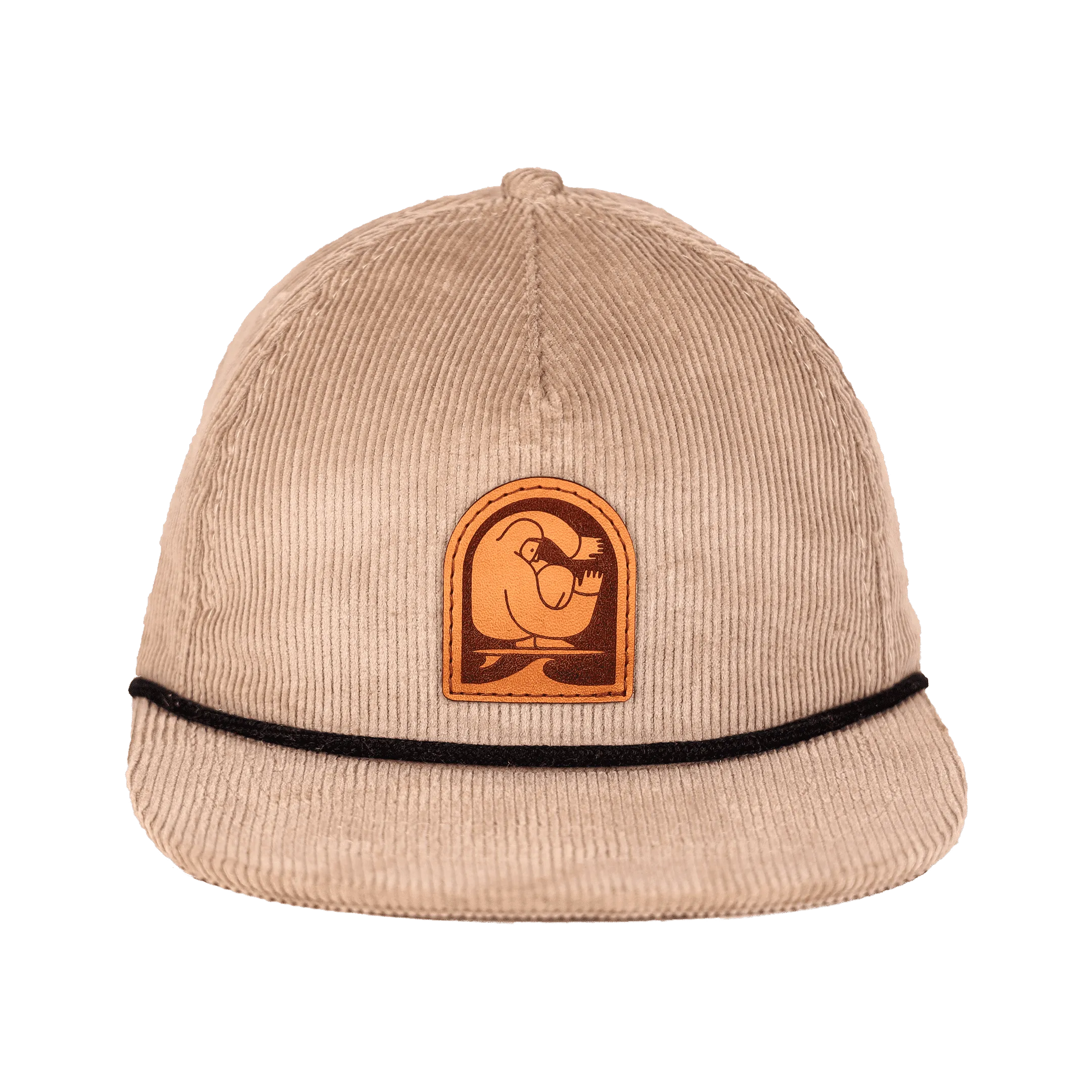 Seaside Hemp Corduroy Strapback | Beige