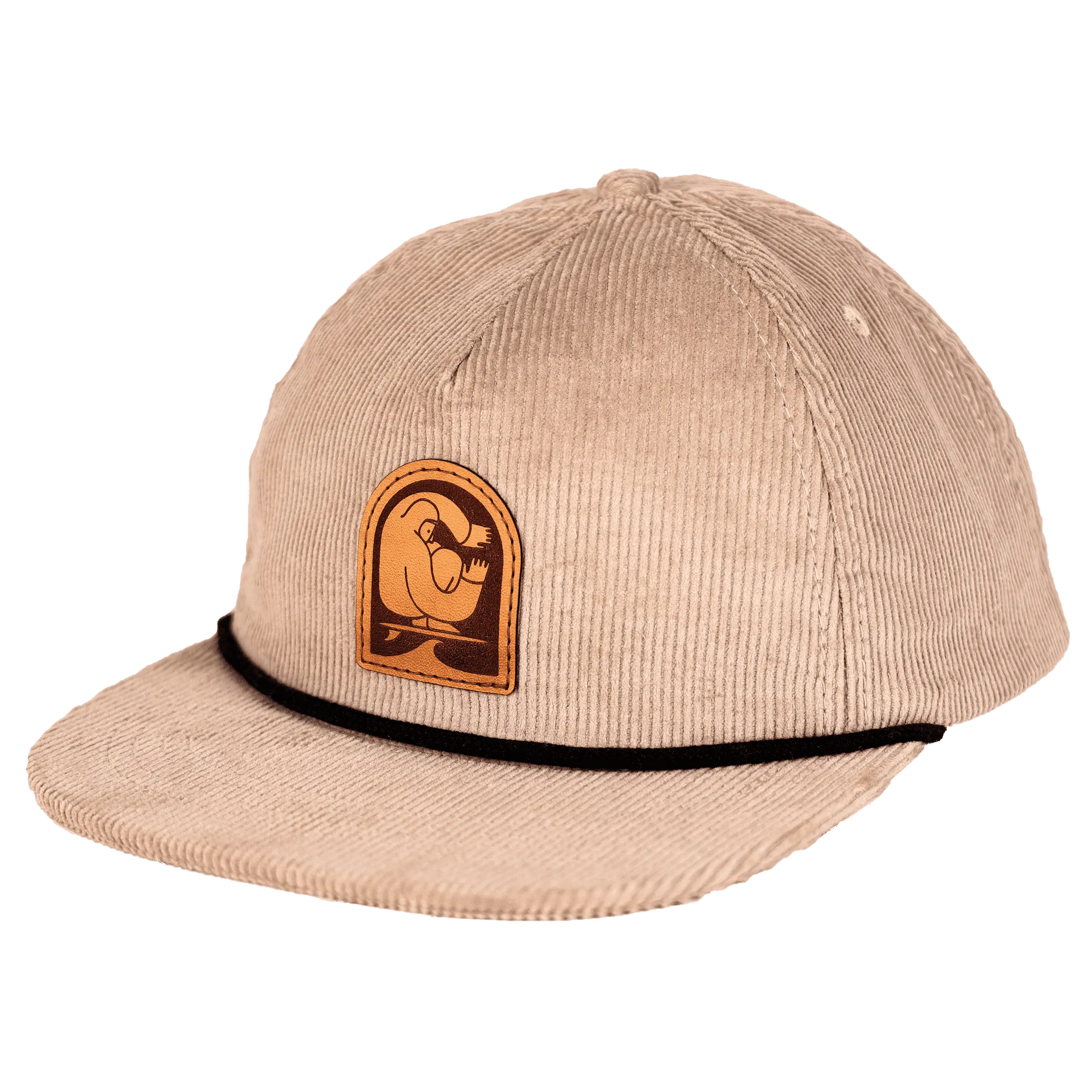 Seaside Hemp Corduroy Strapback | Beige