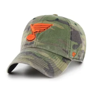 ST. LOUIS BLUES ’47 ORANGE NOTE CLEANUP SNAPBACK - CAMO