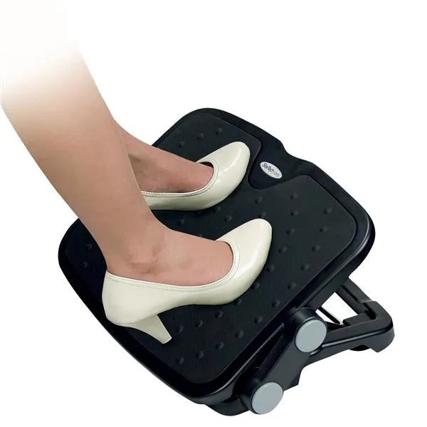 Startech Adjustable Under Desk Foot Rest - Black