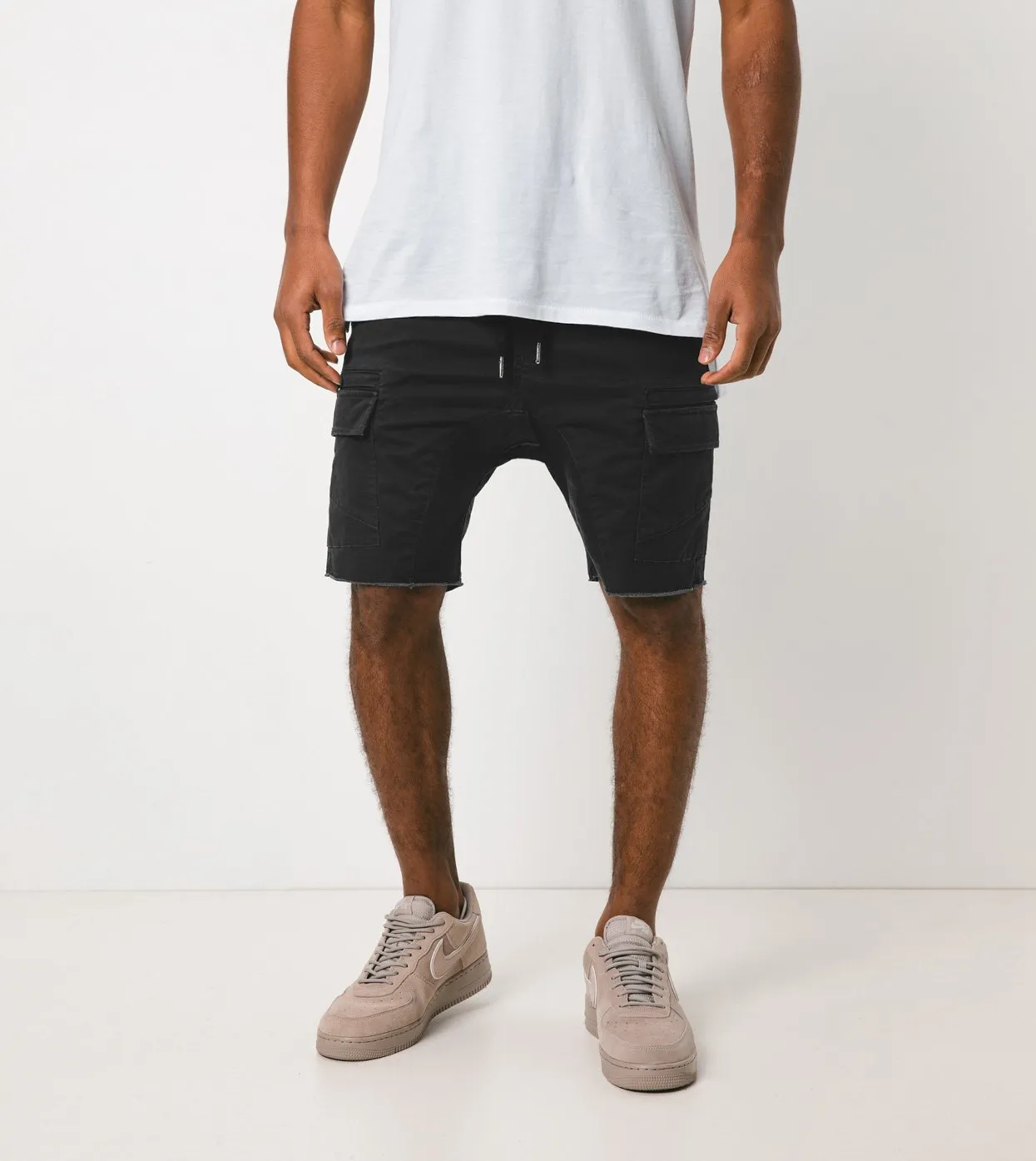 Sureshot Lightweight Cargo Short Vintage Black - Sale