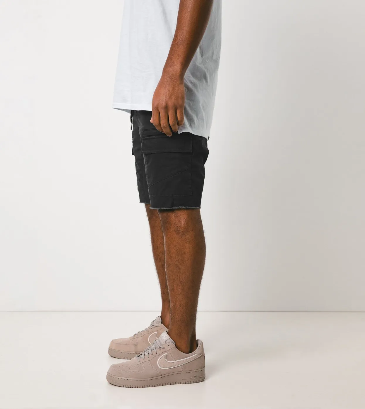 Sureshot Lightweight Cargo Short Vintage Black - Sale