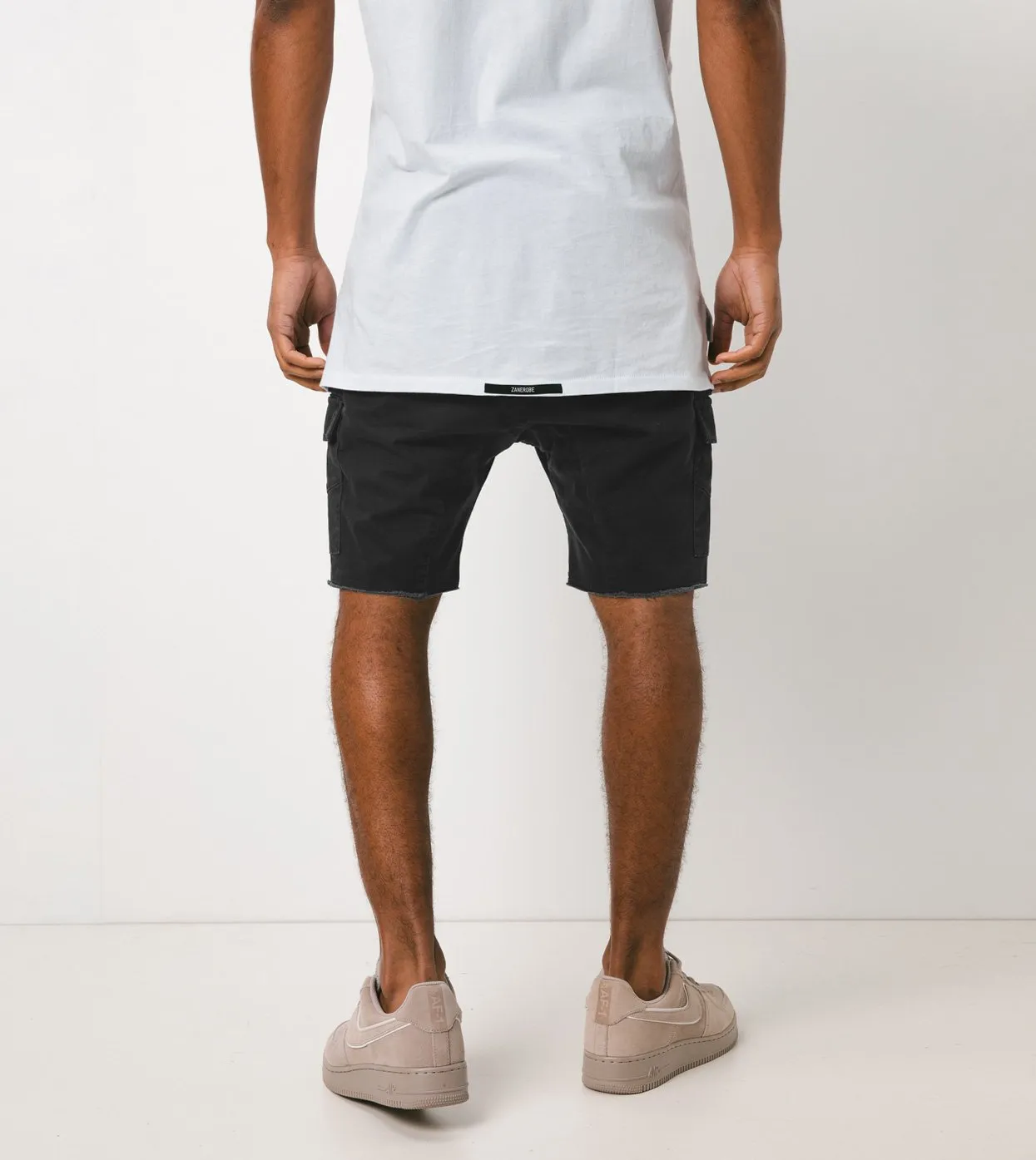 Sureshot Lightweight Cargo Short Vintage Black - Sale