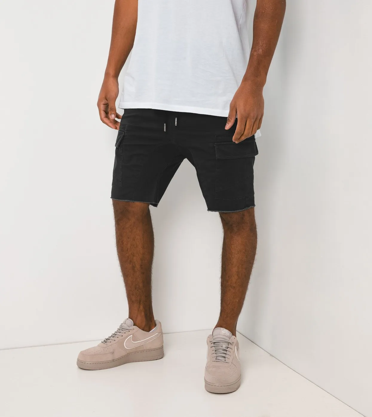 Sureshot Lightweight Cargo Short Vintage Black - Sale