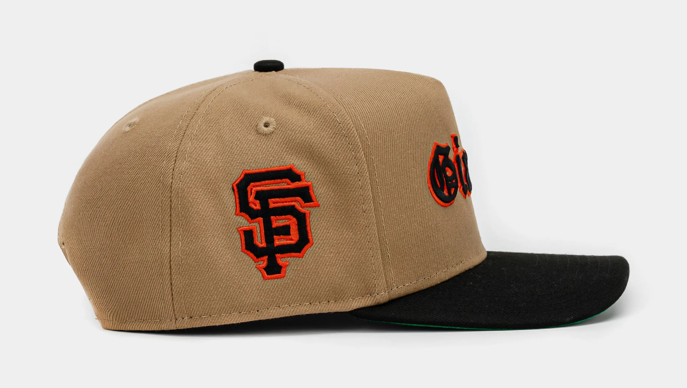 The Shoe Palace Exclusive San Francisco Giants Khaki 950AF Snapback (Khaki/Orange)