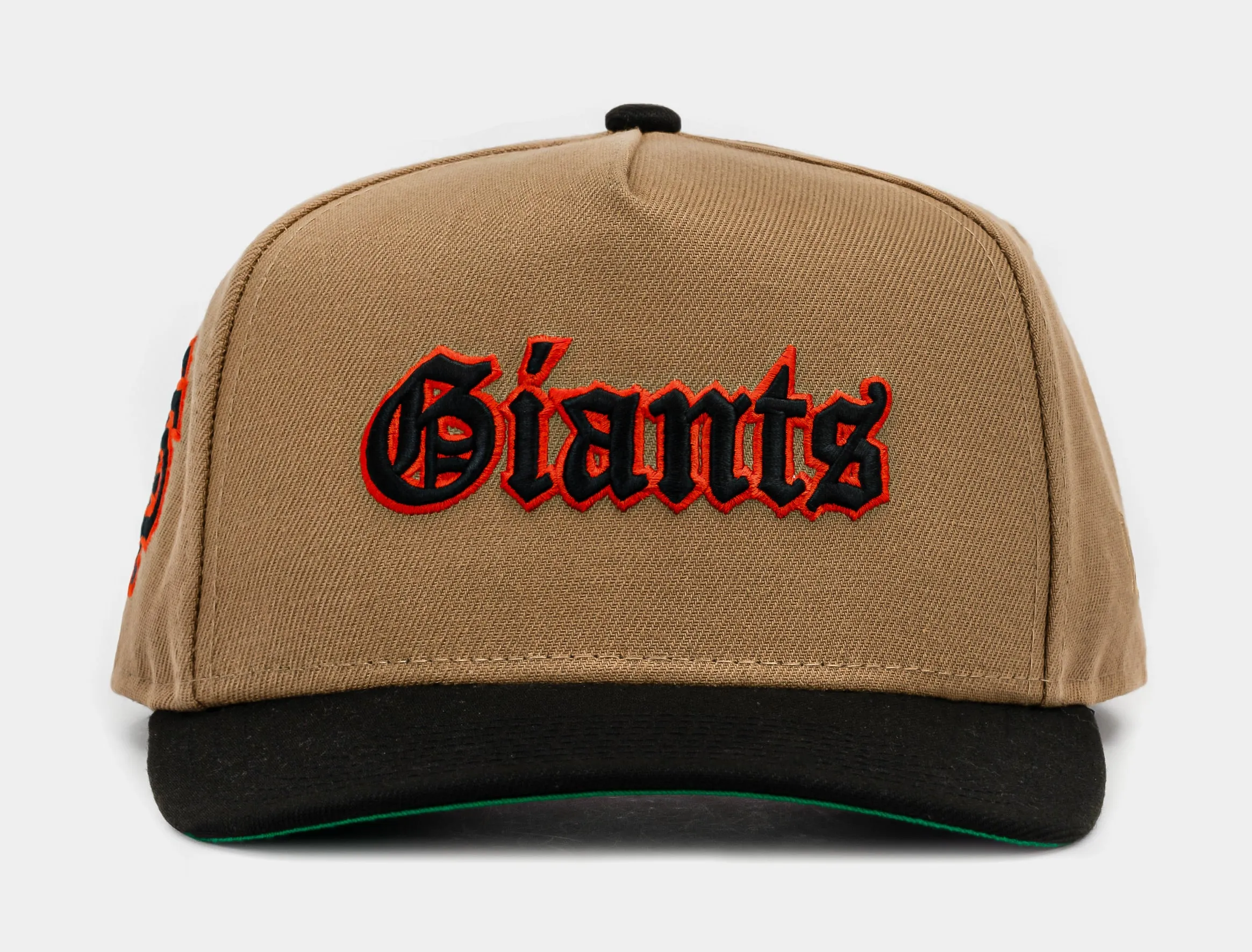 The Shoe Palace Exclusive San Francisco Giants Khaki 950AF Snapback (Khaki/Orange)