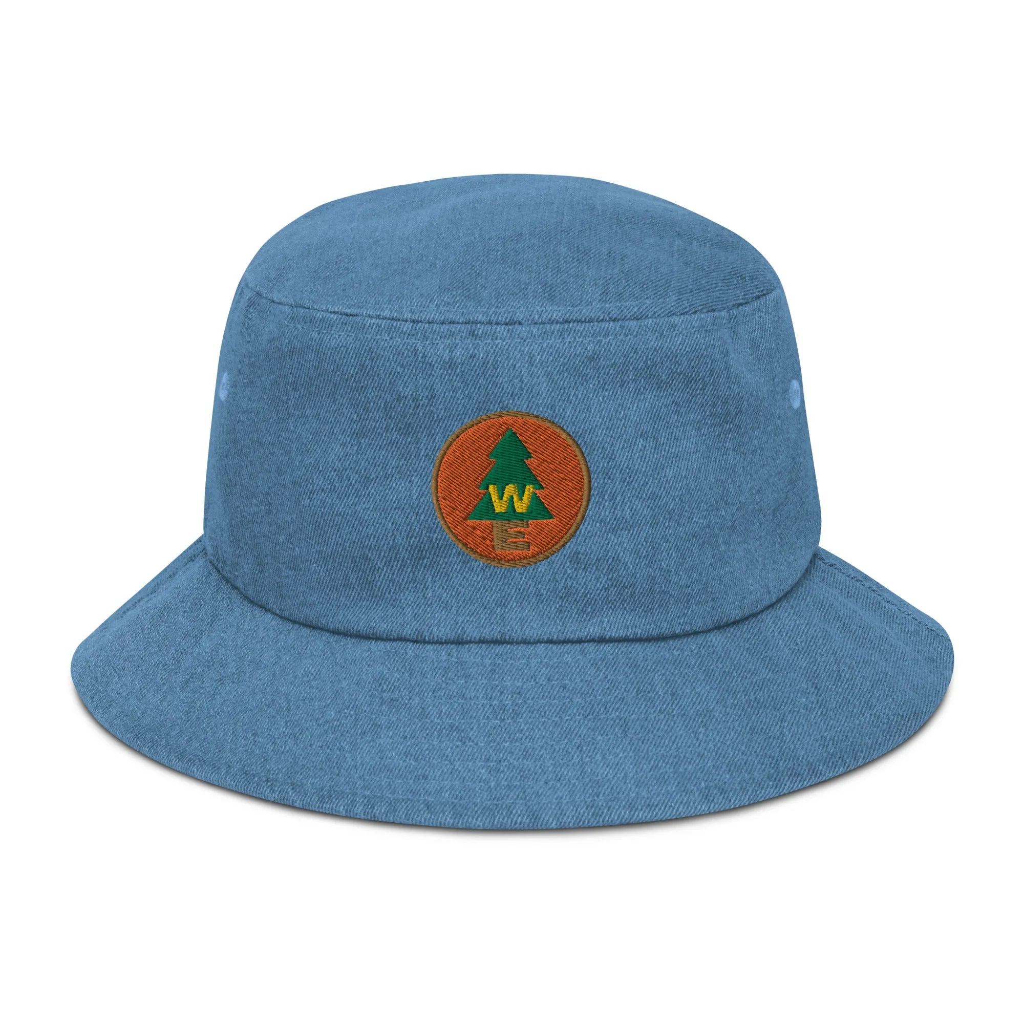 The Wilderness must be Explored Denim bucket hat