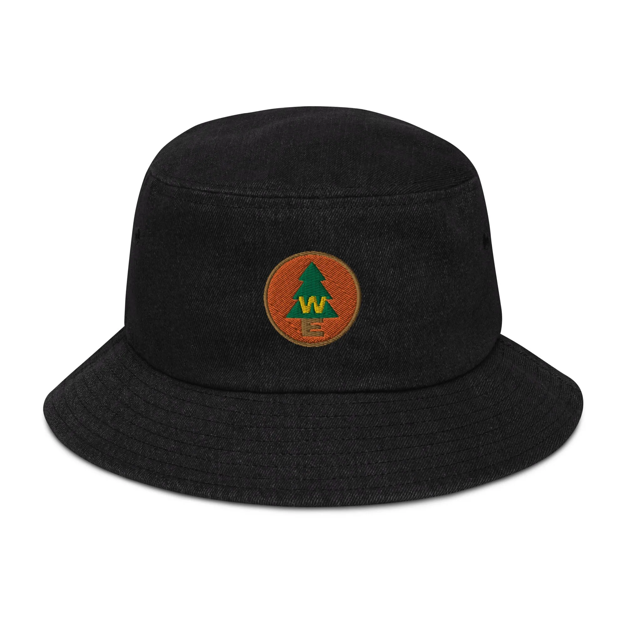 The Wilderness must be Explored Denim bucket hat