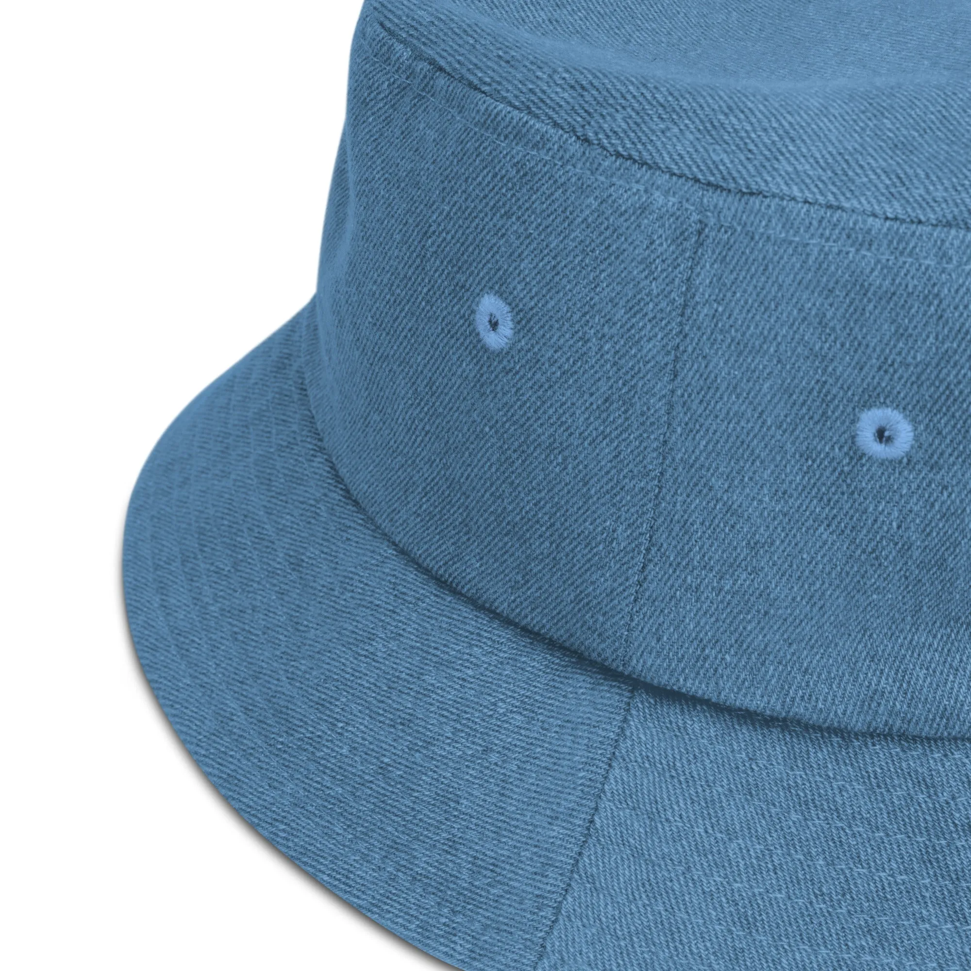 The Wilderness must be Explored Denim bucket hat