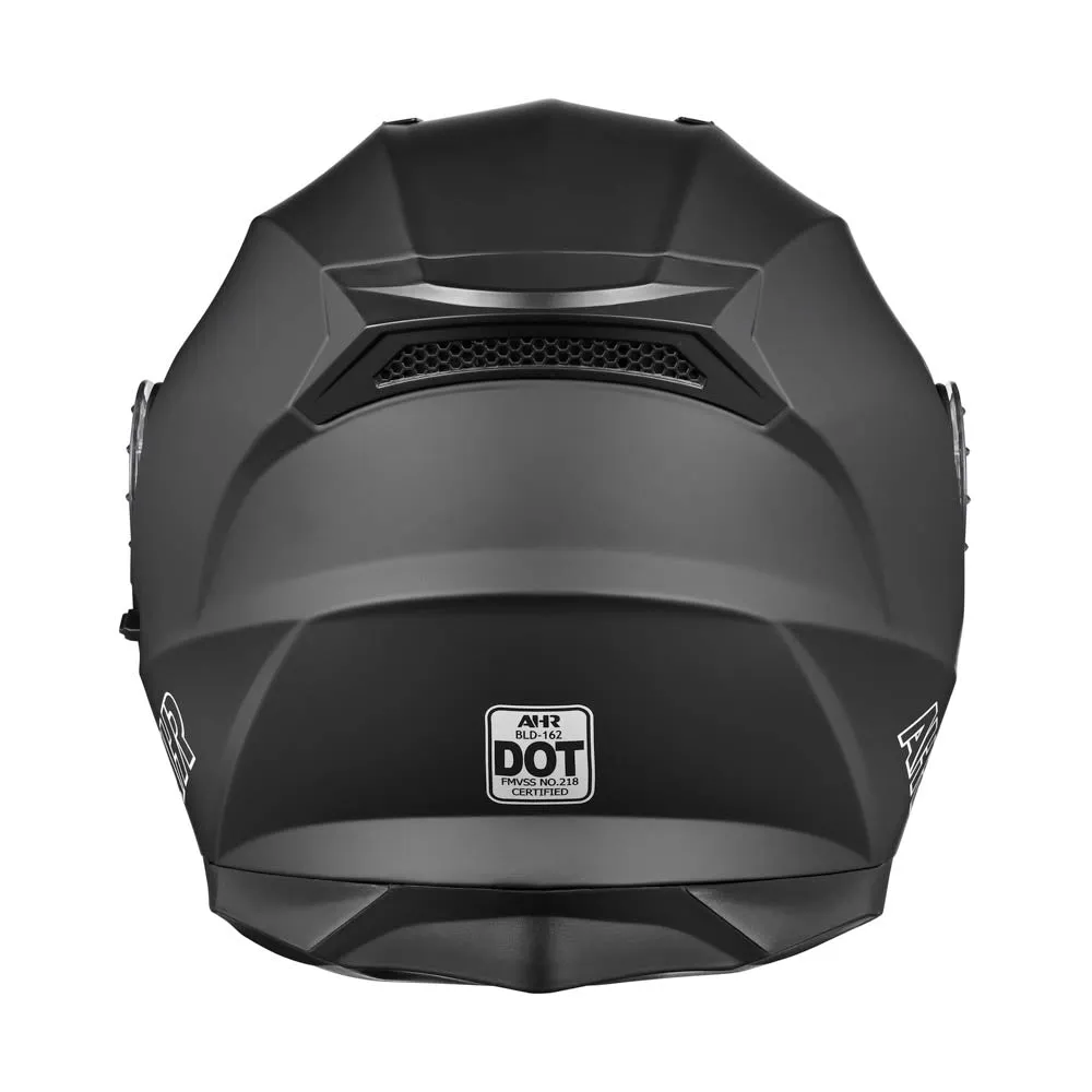 TheLAShop Modular Helmet RUN-M3 Flip Up DOT Matte Black