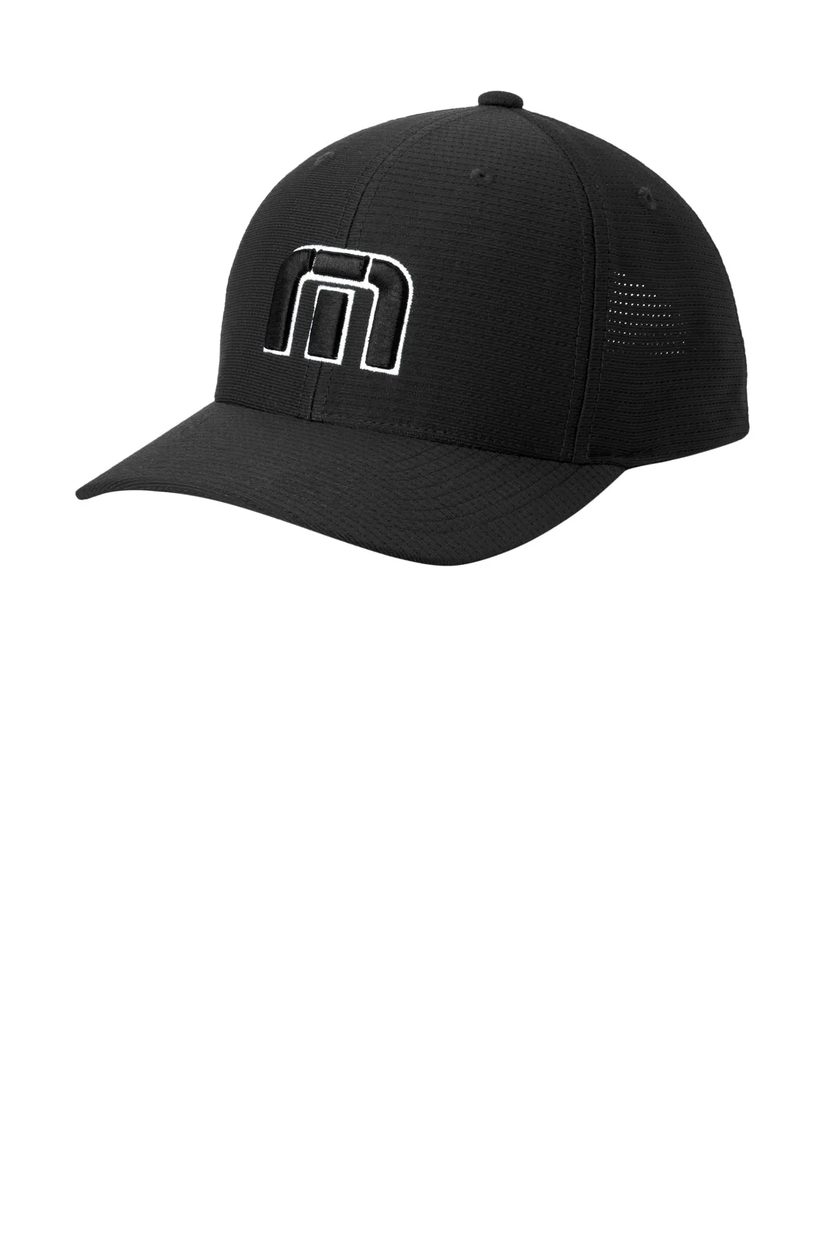 TravisMathew Front Icon Custom Caps, Black