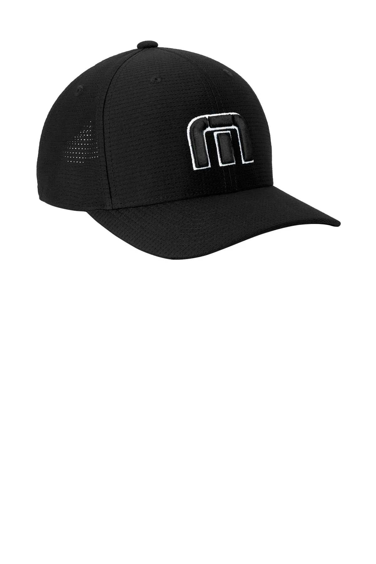 TravisMathew Front Icon Custom Caps, Black