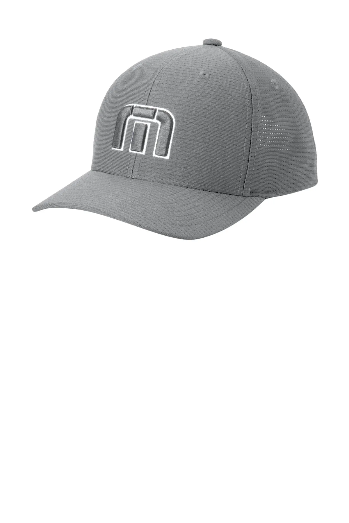 TravisMathew Front Icon Custom Caps, Quiet Shade Grey