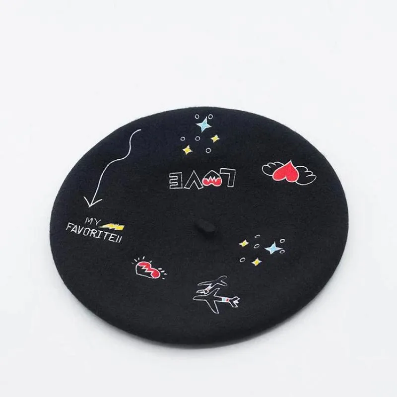 Trendy Doodle Winter Beret